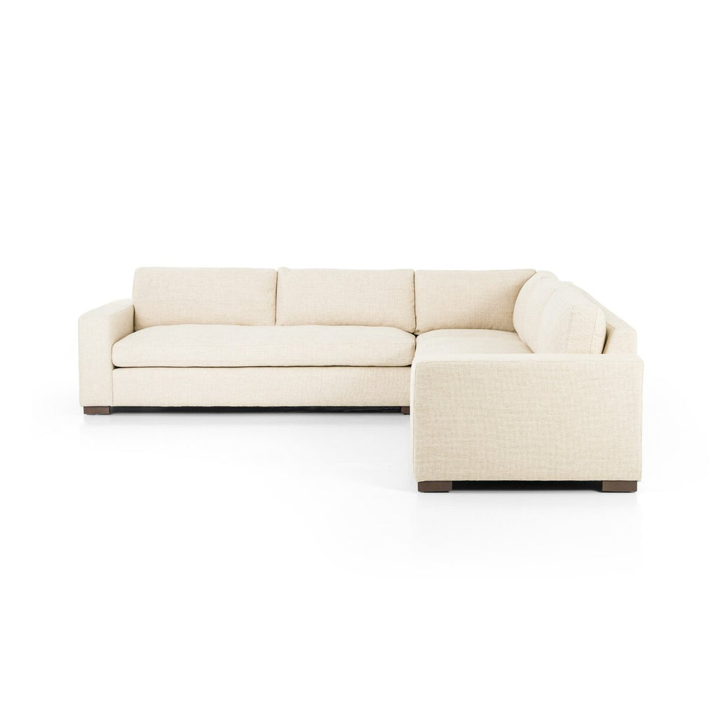 Boone 3-Piece Sectional in Thames Cream