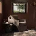 Banks Slipcover Swivel Chair