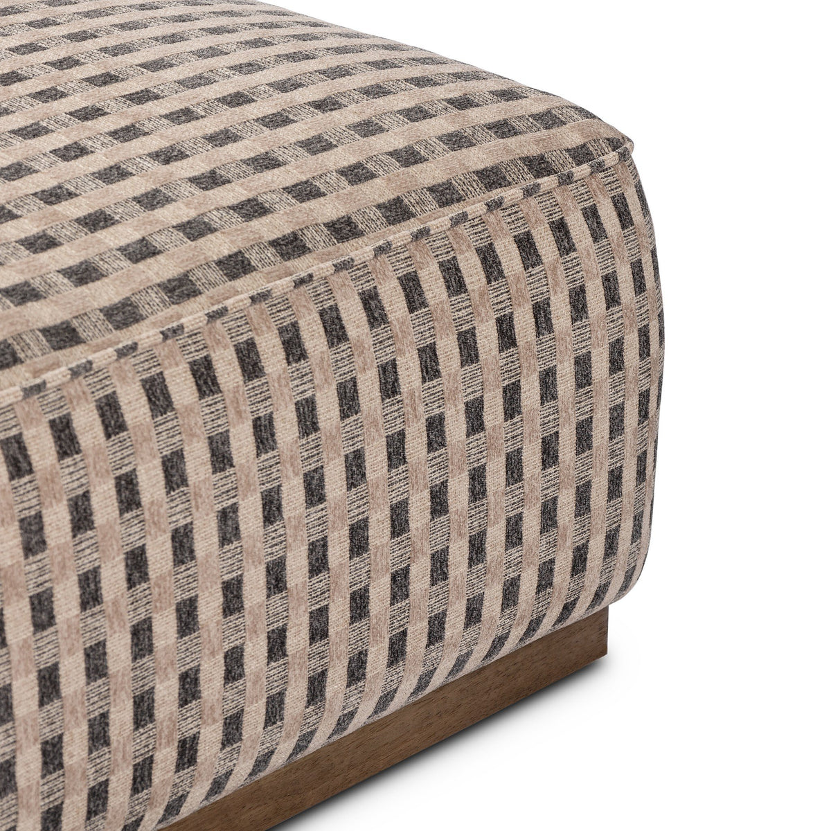 Sinclair Cocktail Ottoman in Firefinch Fawn