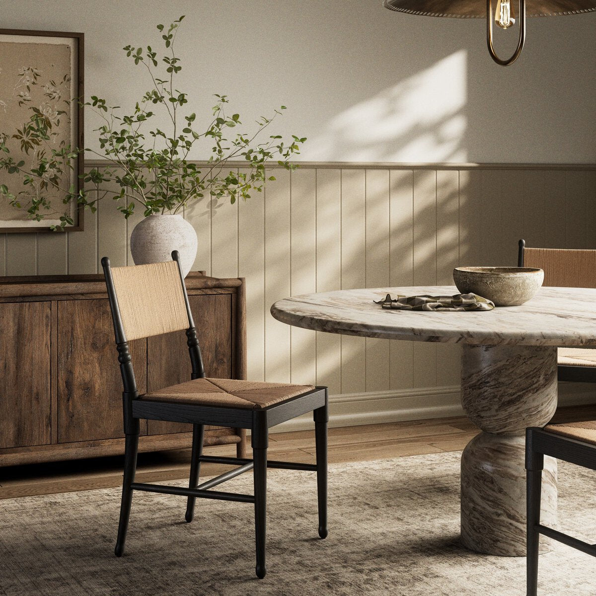 Fayth Dining Chair in Natural Paper Cord