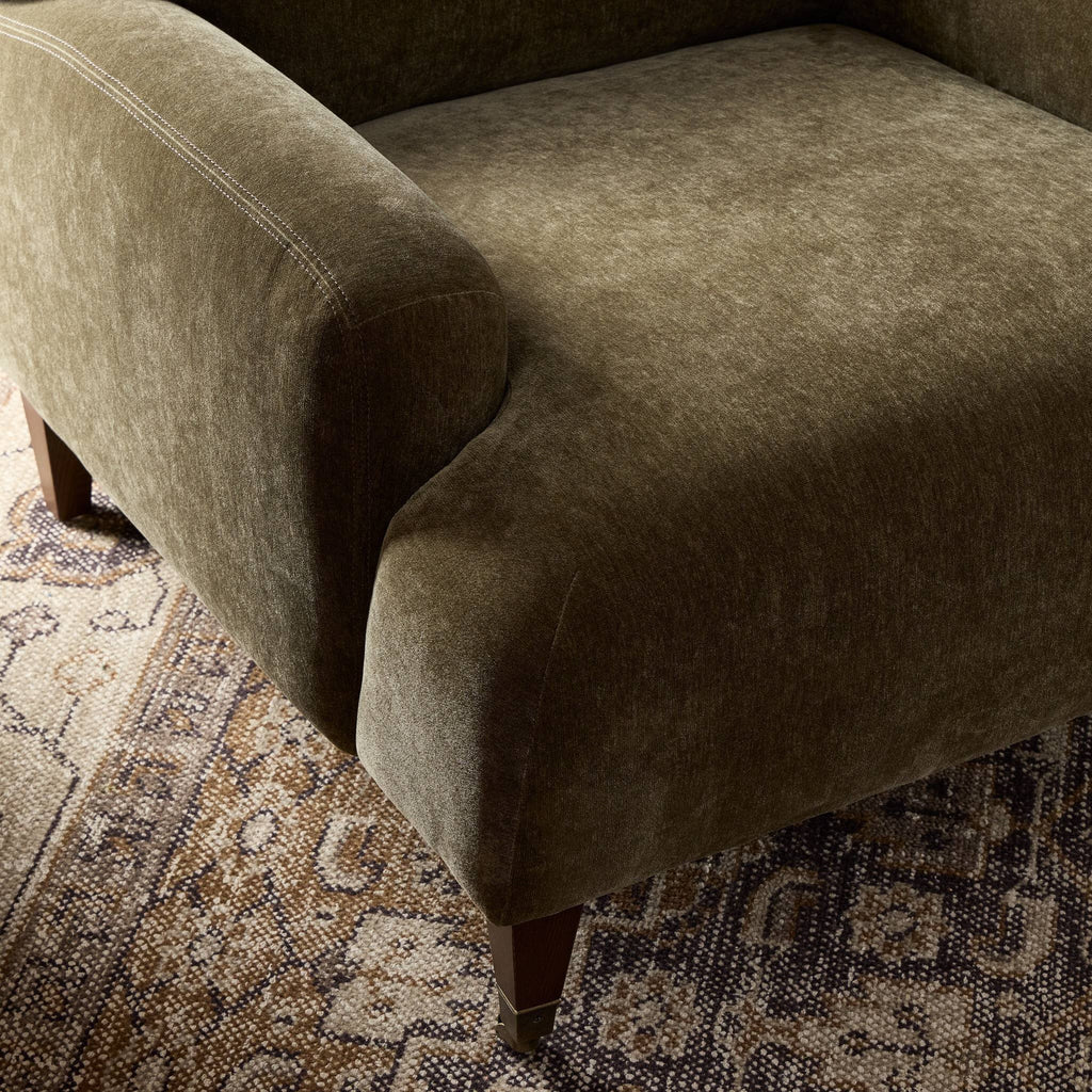 Amber Lewis x Four Hands Kent Chair Malmo Olive
