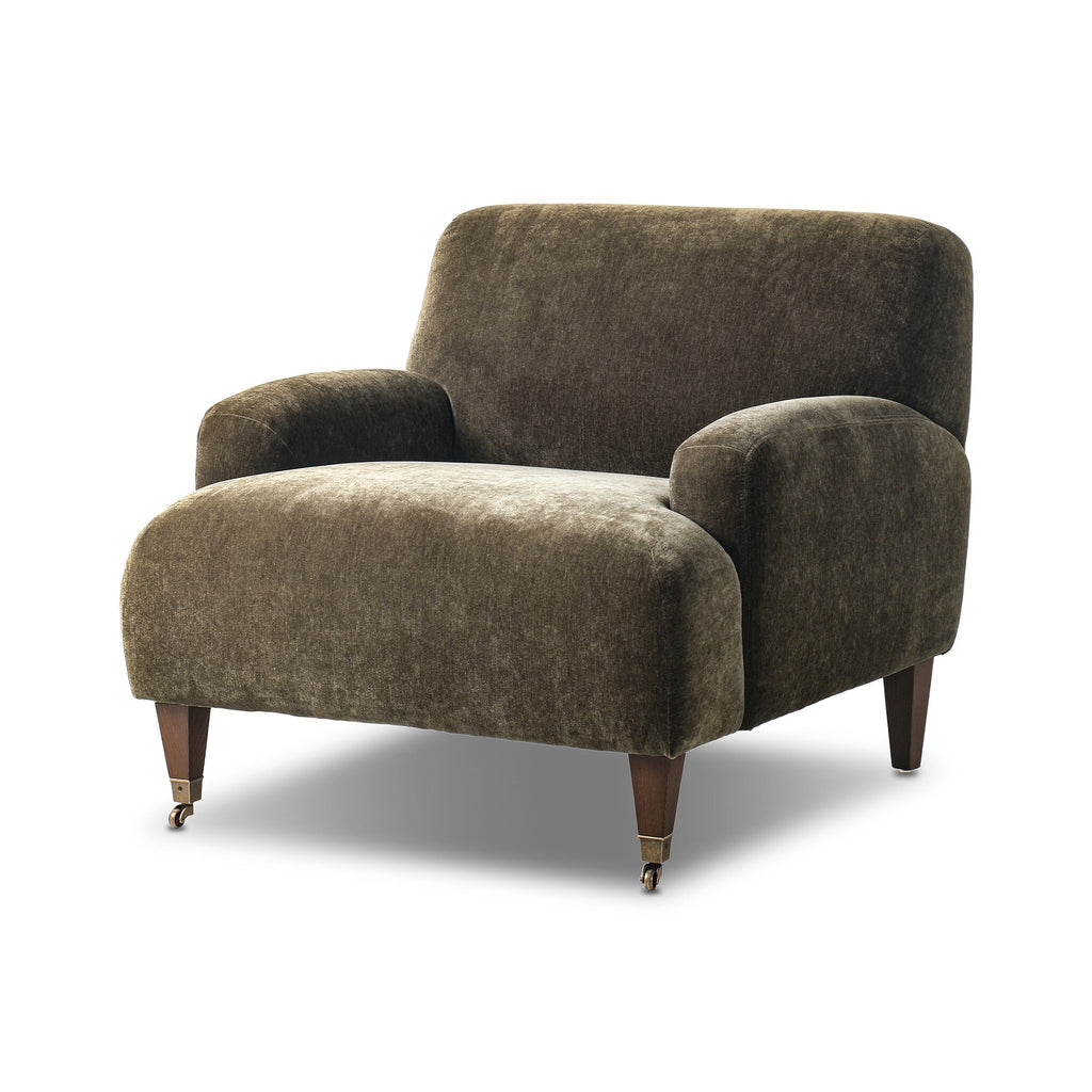 Amber Lewis x Four Hands Kent Chair Malmo Olive