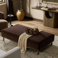 Harlin Cocktail Ottoman in Surrey Cocoa