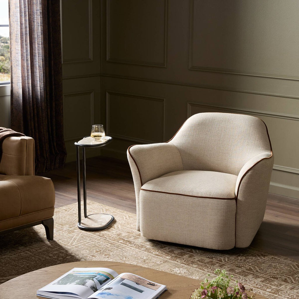Bethany Swivel Chair Alcala Wheat