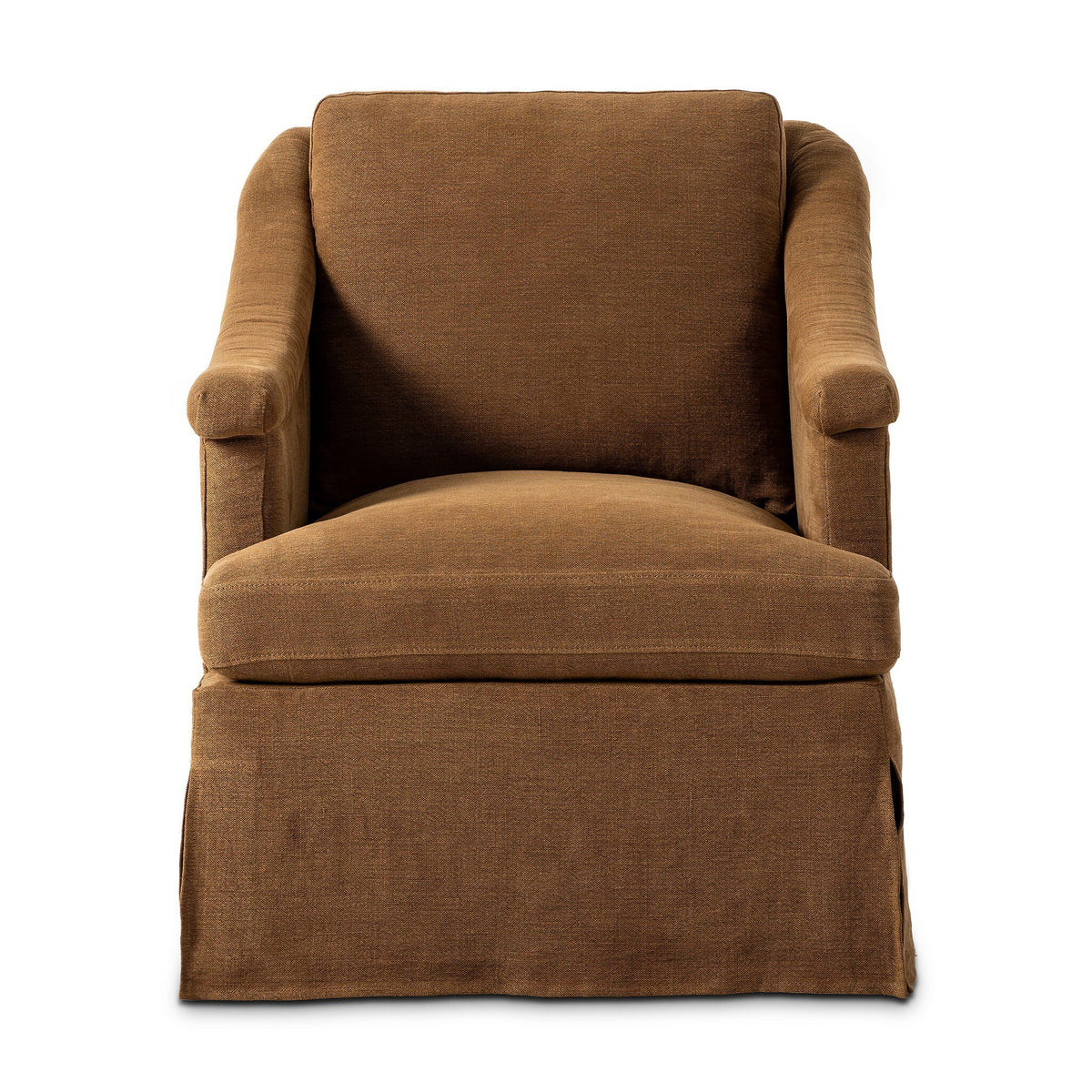 Joplin Swivel Chair in Broadway Gilt