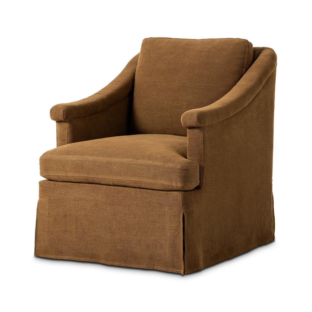 Joplin Swivel Chair in Broadway Gilt