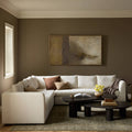 Anissa 3-Piece Corner Sectional in Crypton Nomad Snow