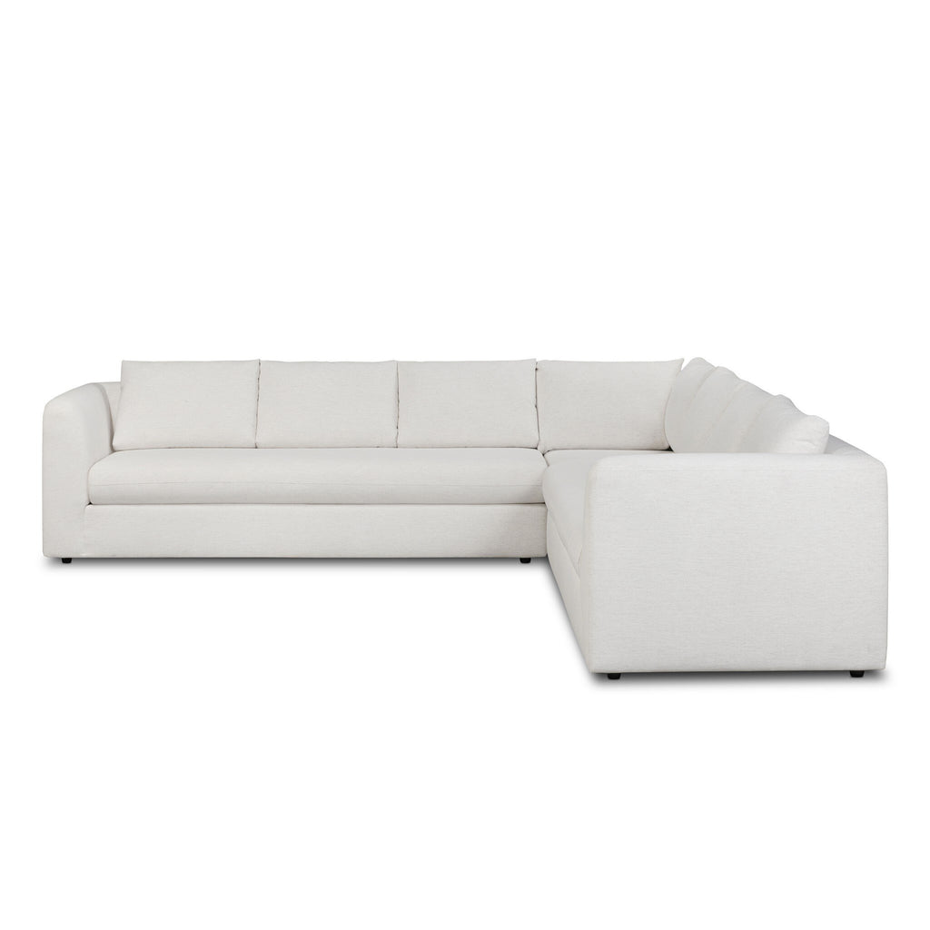 Anissa 3-Piece Corner Sectional in Crypton Nomad Snow