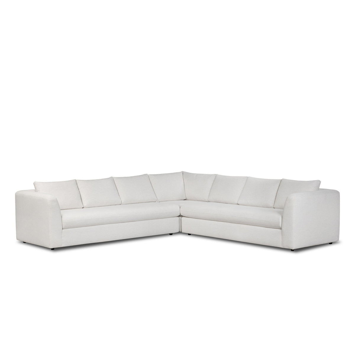 Anissa 3-Piece Corner Sectional in Crypton Nomad Snow