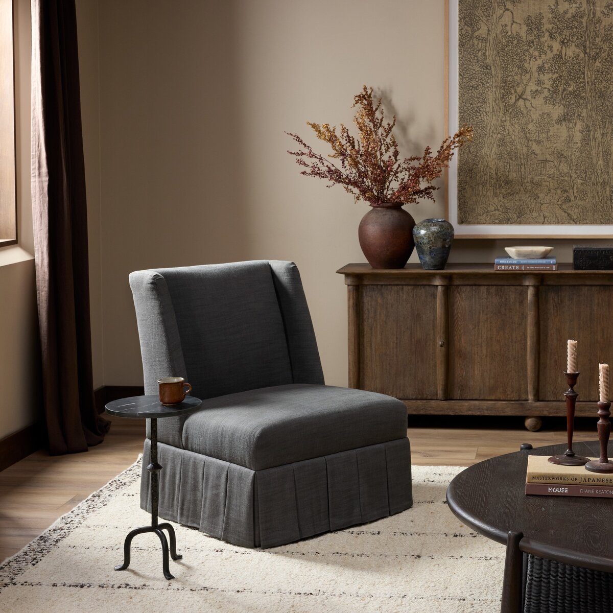 Rhea Chair in Savoy Denim