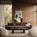 Ludwig 3 Piece Sofa - Mossed Brown