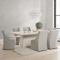 Orlando Dining Table - Milk White