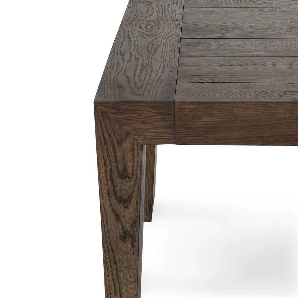 Troy Dining Table - Suede Brown