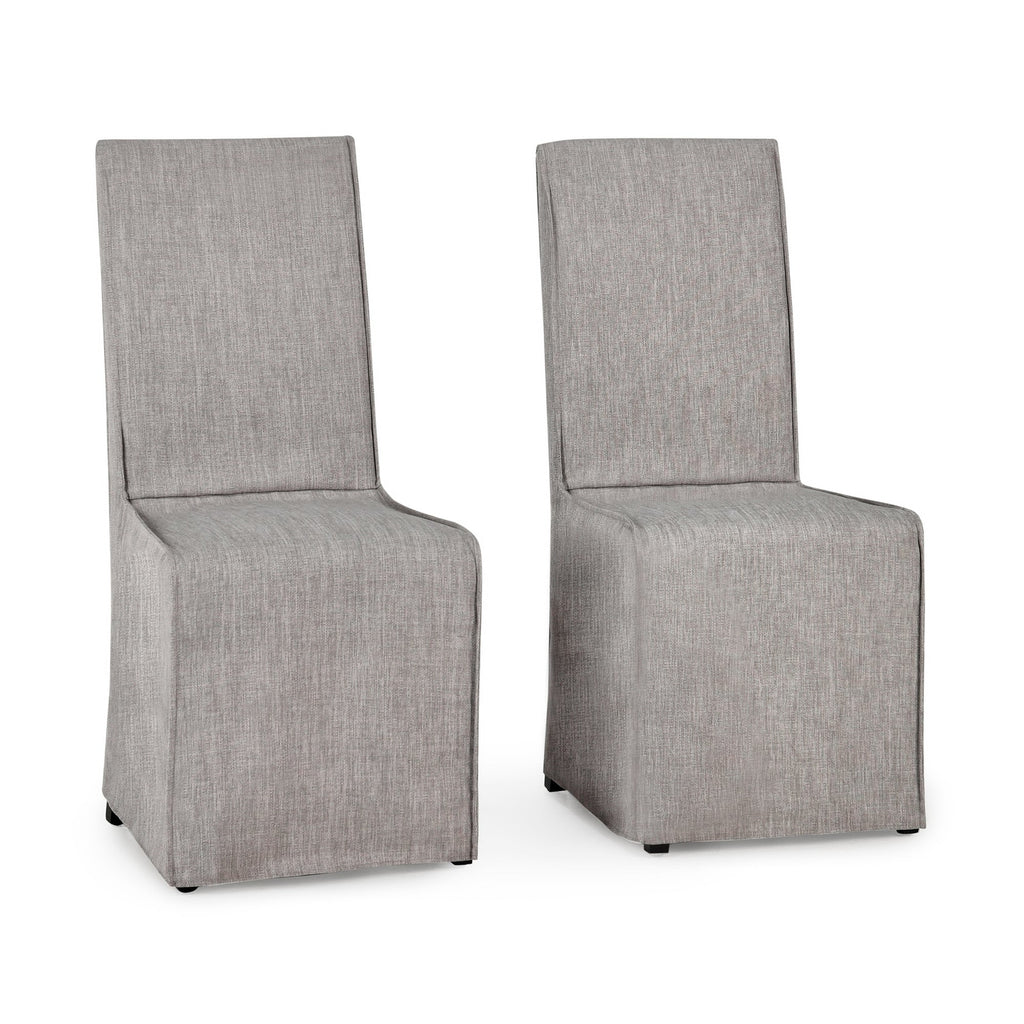 Jordan Dining Chair Set of 2 - Cool Gray