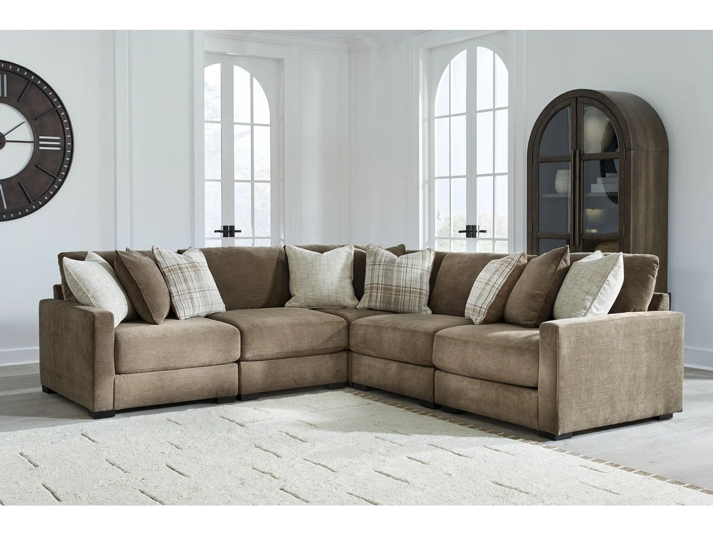 Camellia-Court Coffee 5-Piece Sectional