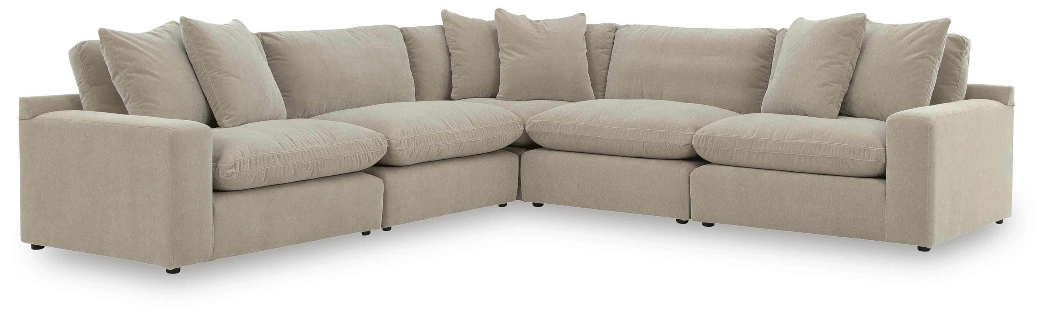 Maxton Heights Pebble 5-Piece Sectional