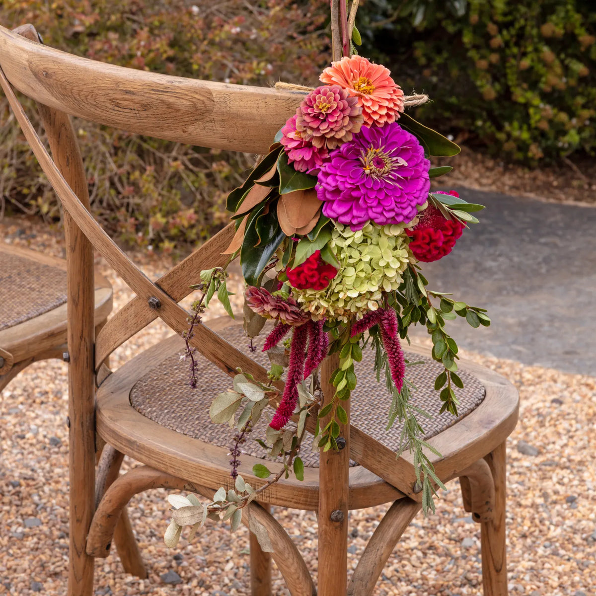 Porch View Cross Back Dining Chair